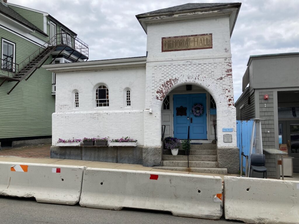 A scene in Rockport, Massachusetts on Cape Ann