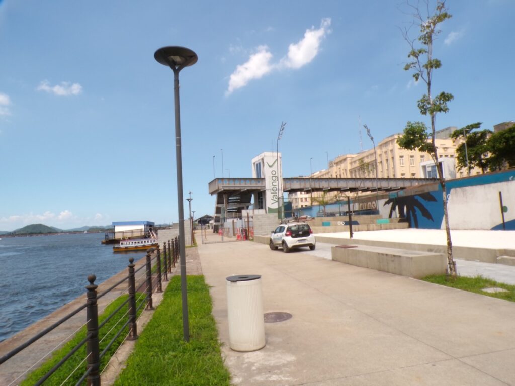 A scene in the port area of Santos, São Paulo, Brasil