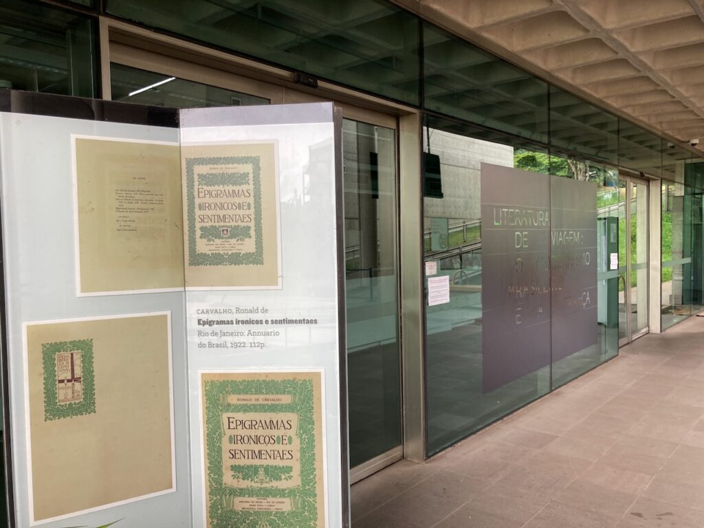 ‎⁨A view of Biblioteca Brasiliana Guita e José Mindlin, BBM (Guita and José Mindlin Brasiliana Library) at the Cidade Universitária Armando Salles de Oliveira⁩ campus of Universidade de São Paulo, ⁨São Paulo⁩, Brasil