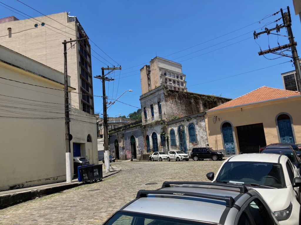 A scene in Santos, São Paulo, Brasil