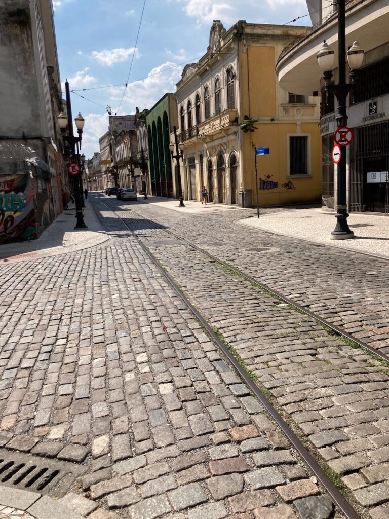 A scene in Santos, São Paulo, Brasil