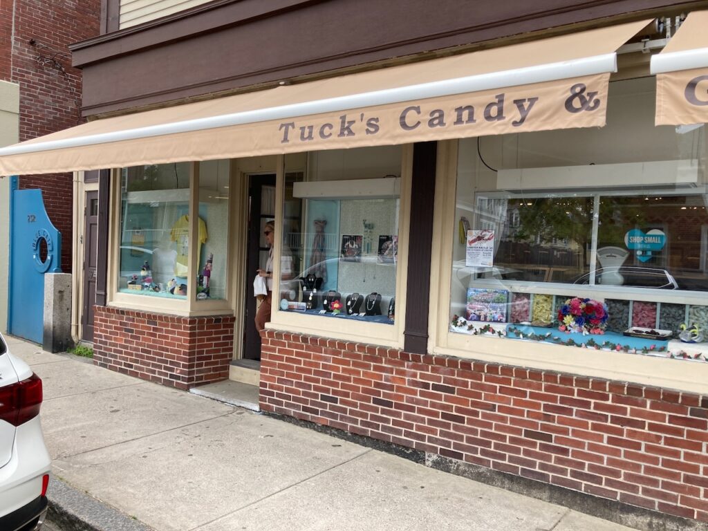 A scene in Rockport, Massachusetts on Cape Ann