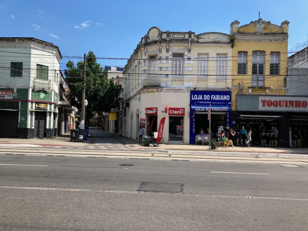 A scene in Santos, São Paulo, Brasil