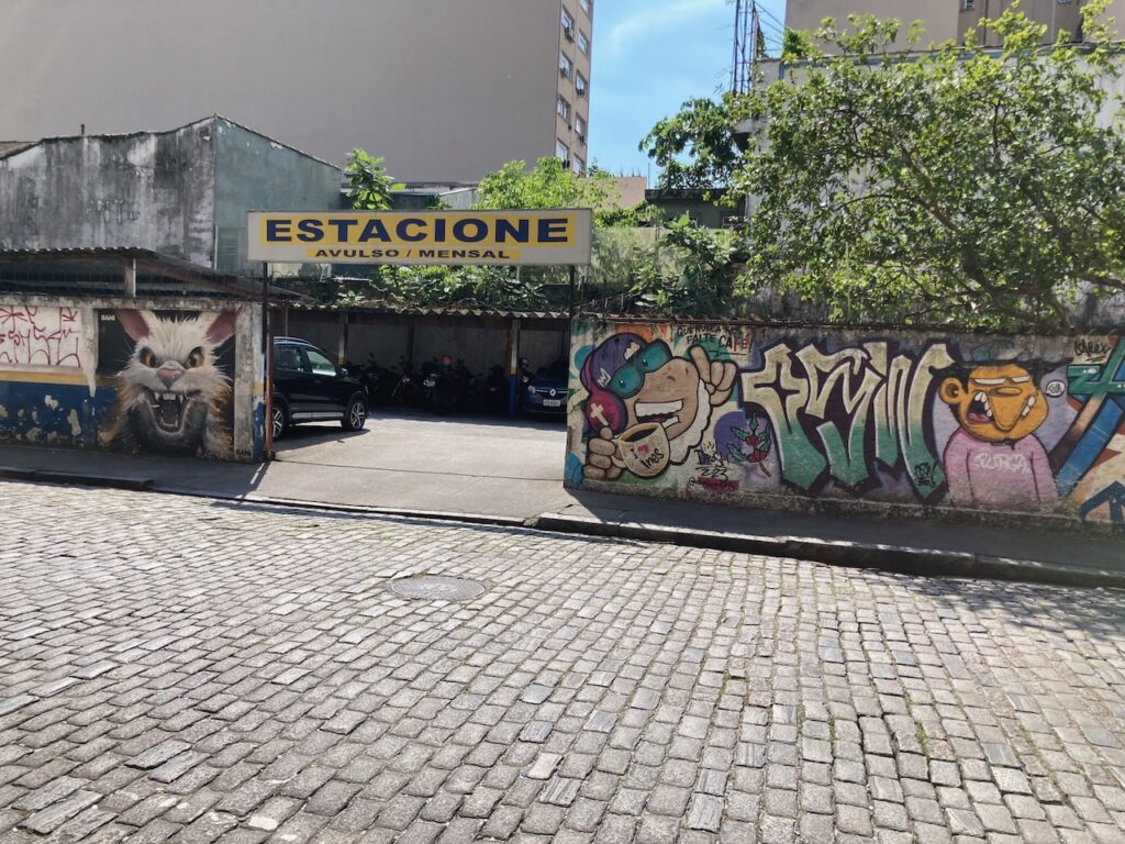 A scene in Santos, São Paulo, Brasil
