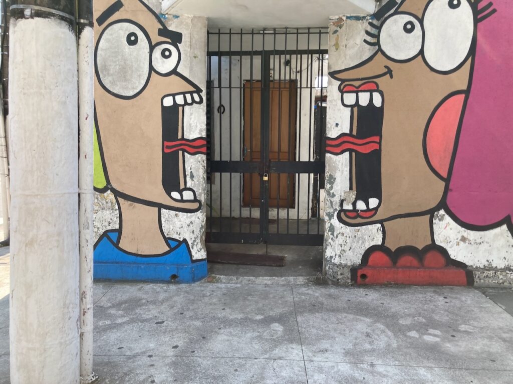 A scene in Santos, São Paulo, Brasil