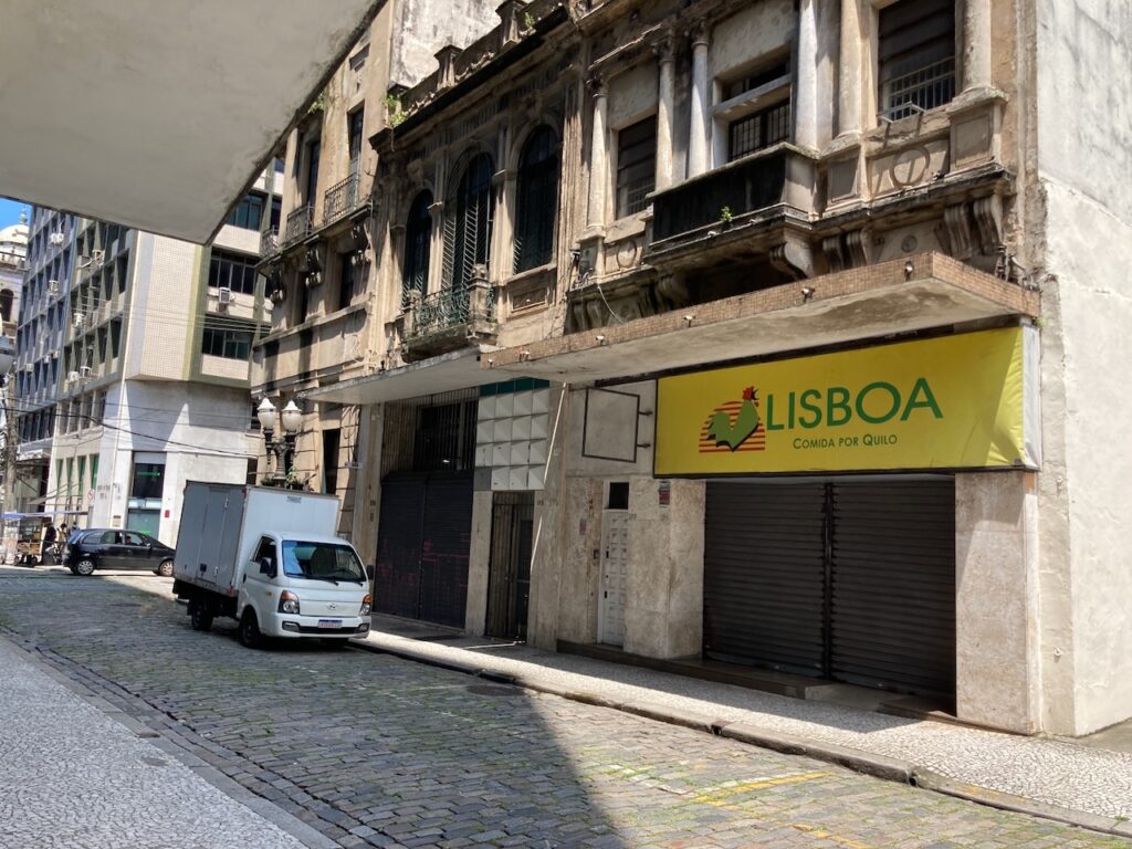 A scene in Santos, São Paulo, Brasil