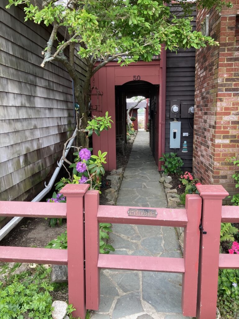 A scene in Rockport, Massachusetts on Cape Ann