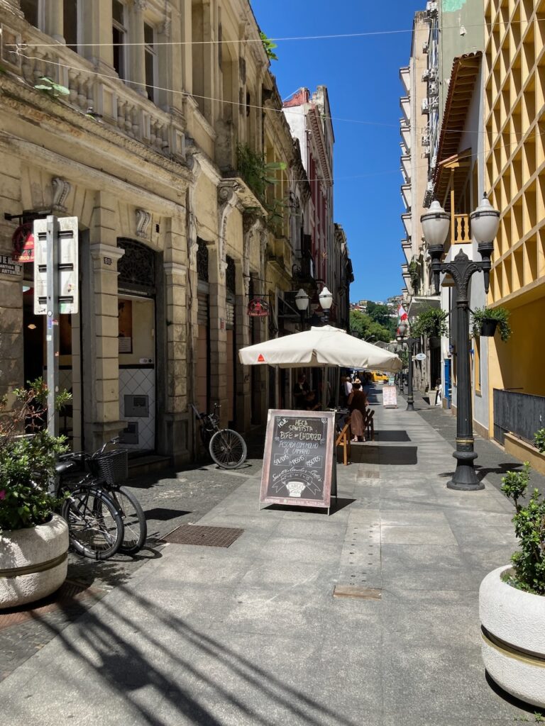 A scene in Santos, São Paulo, Brasil