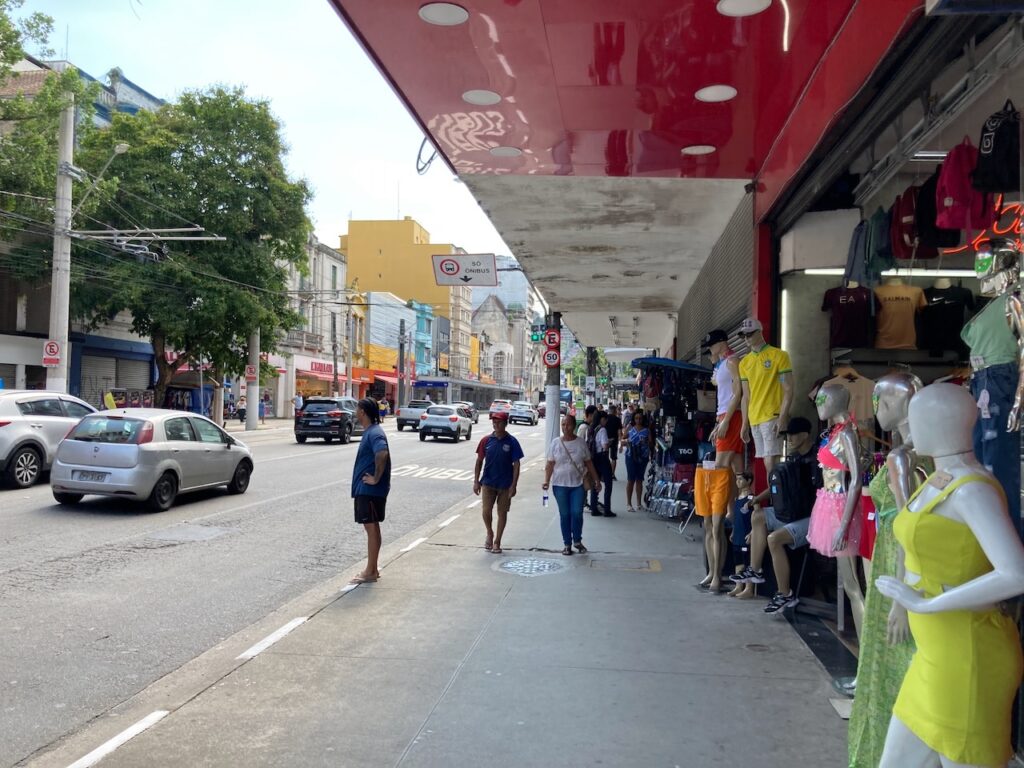 A scene in Santos, São Paulo, Brasil