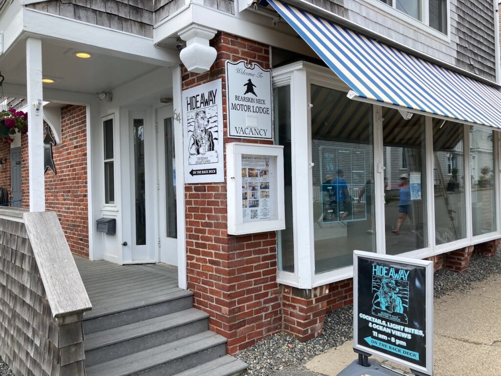 A scene in Rockport, Massachusetts on Cape Ann