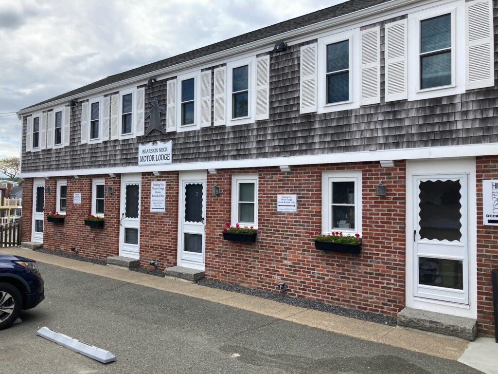 A scene in Rockport, Massachusetts on Cape Ann