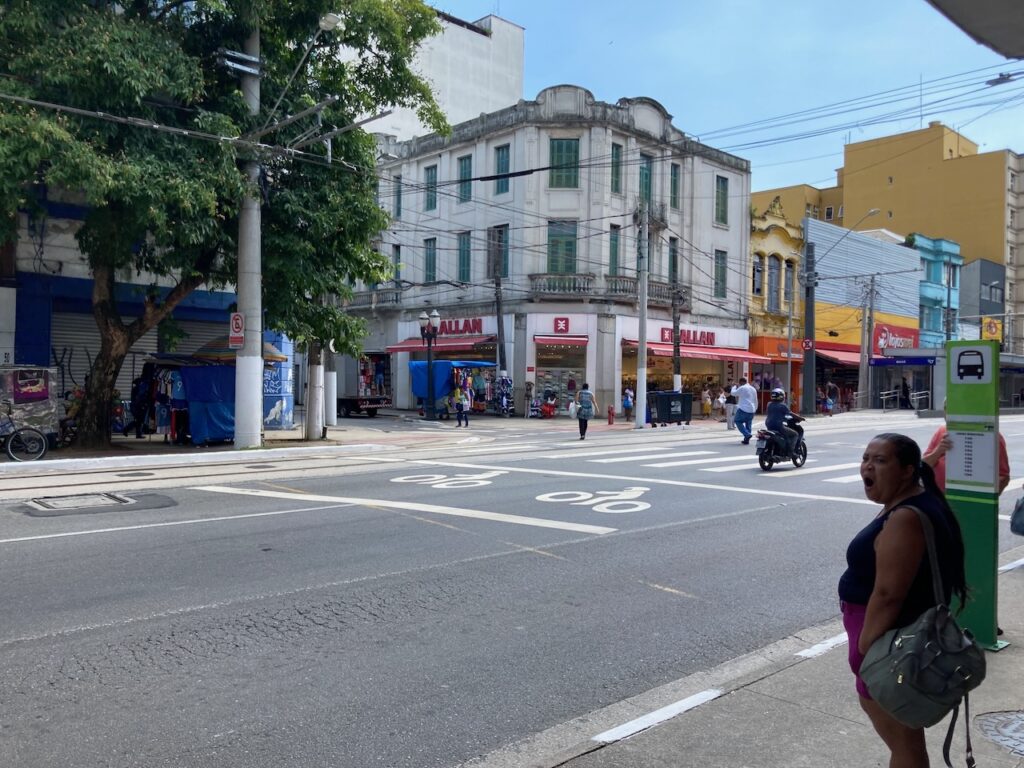 A scene in Santos, São Paulo, Brasil