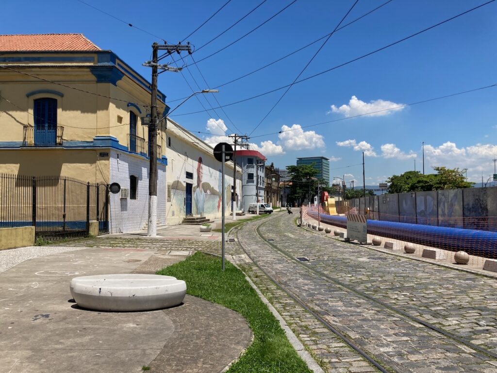 A scene in Santos, São Paulo, Brasil