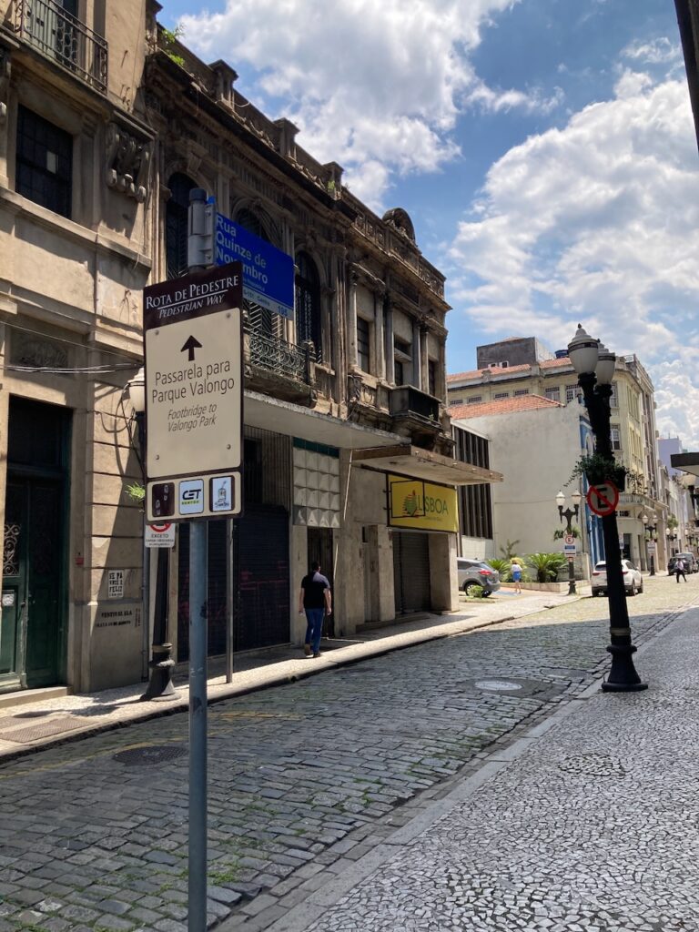 A scene in Santos, São Paulo, Brasil