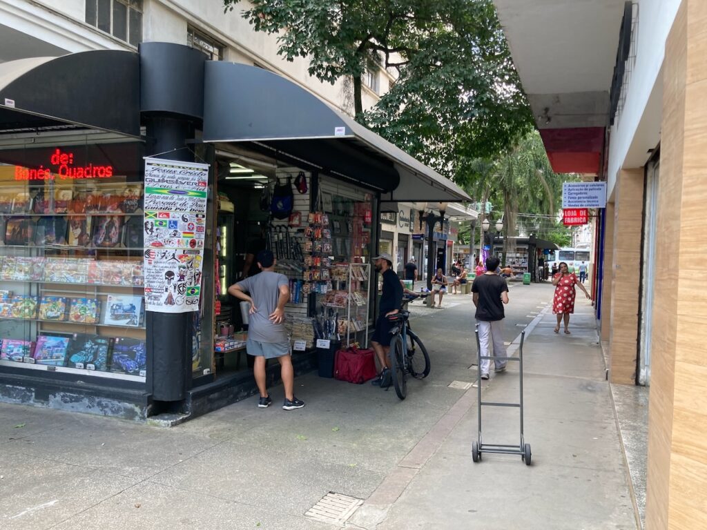 A scene in Santos, São Paulo, Brasil