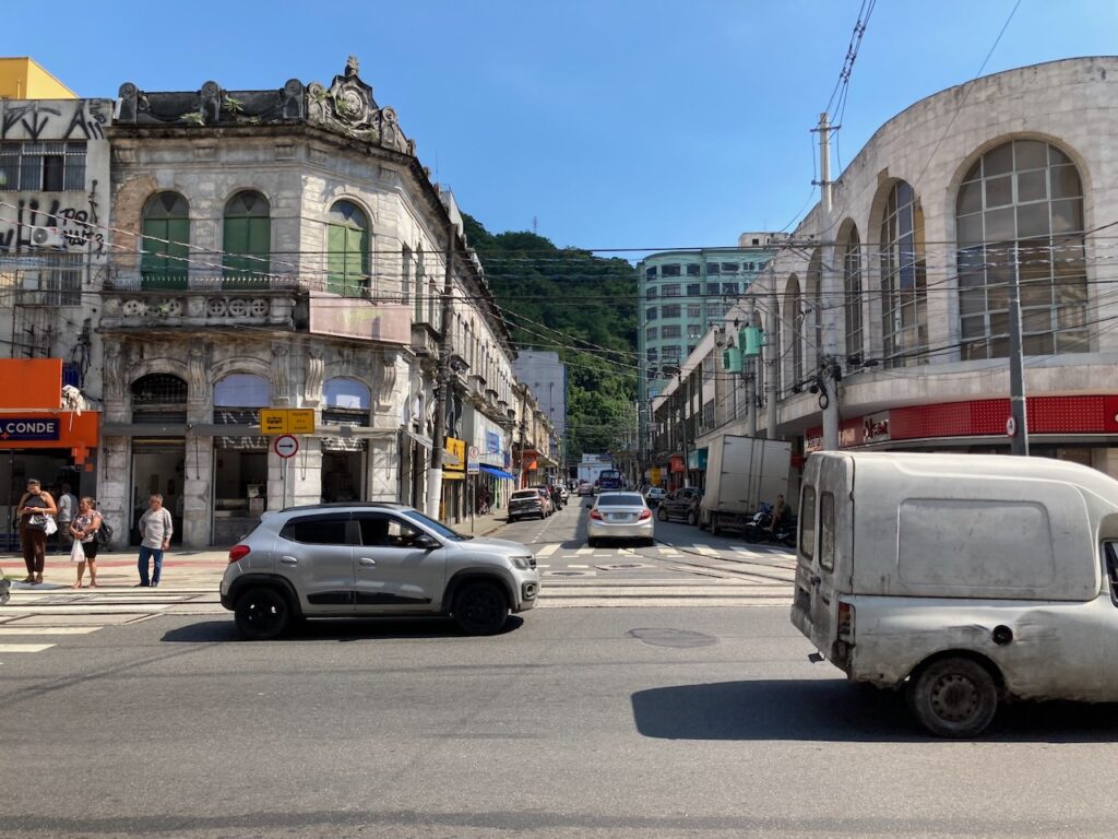 A scene in Santos, São Paulo, Brasil