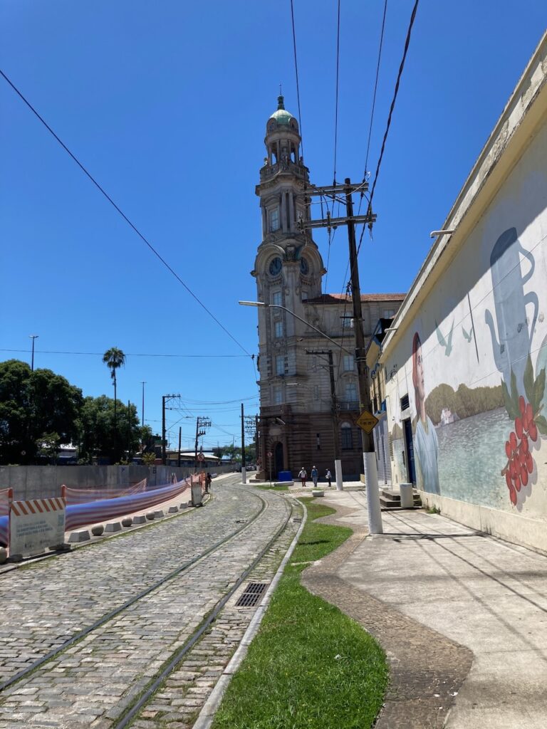 A scene in Santos, São Paulo, Brasil
