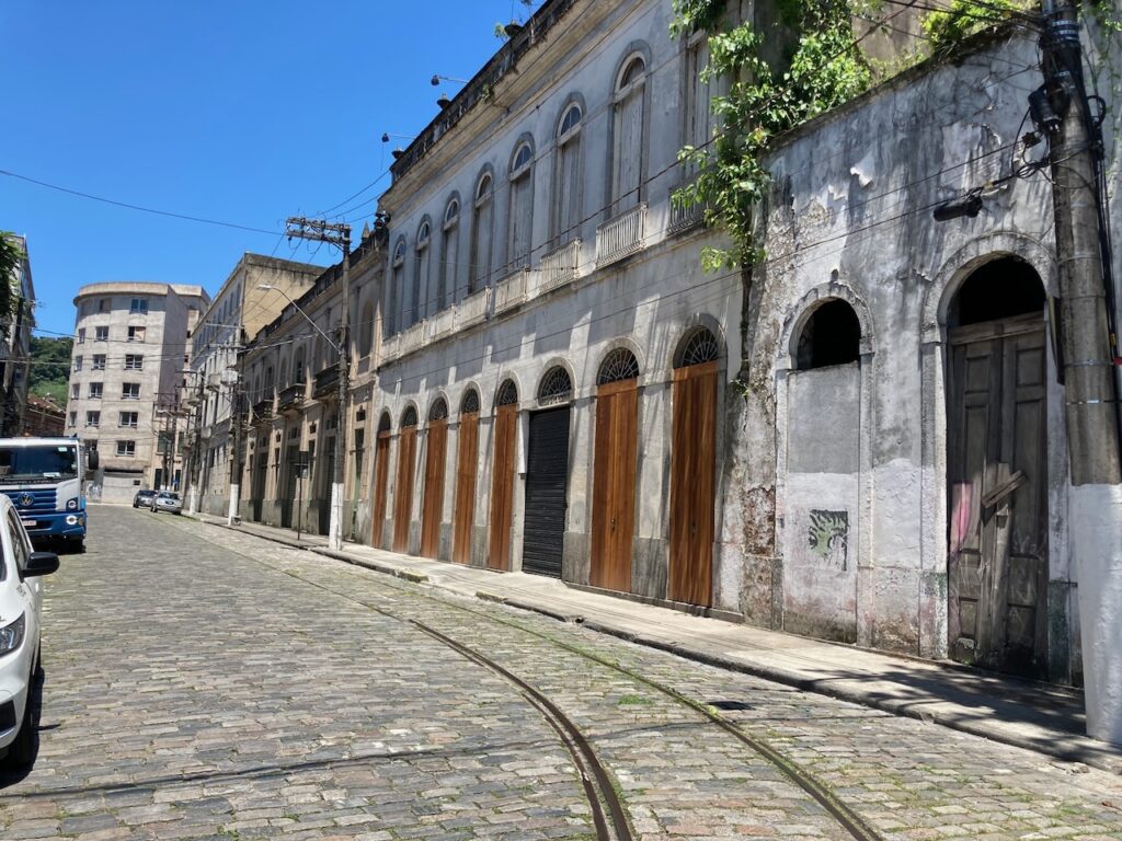 A scene in Santos, São Paulo, Brasil