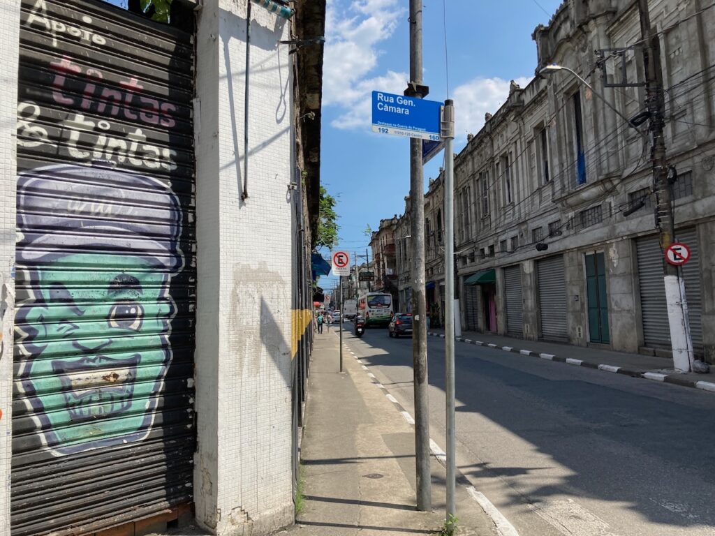 A scene in Santos, São Paulo, Brasil