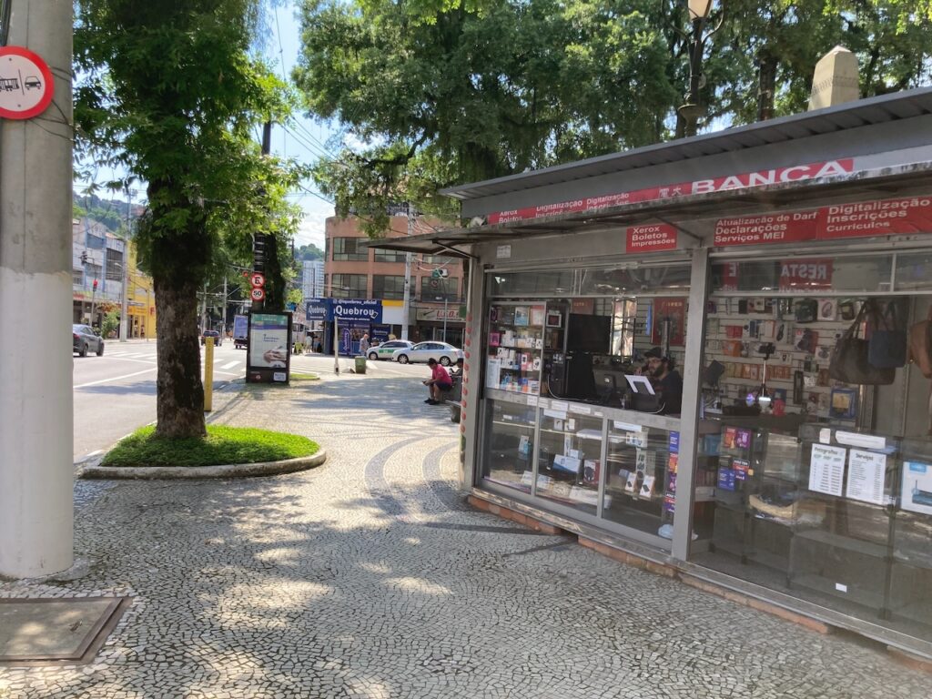 A scene in Santos, São Paulo, Brasil