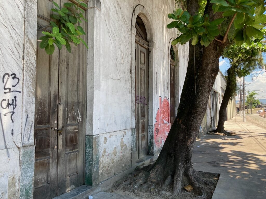 A scene in Santos, São Paulo, Brasil