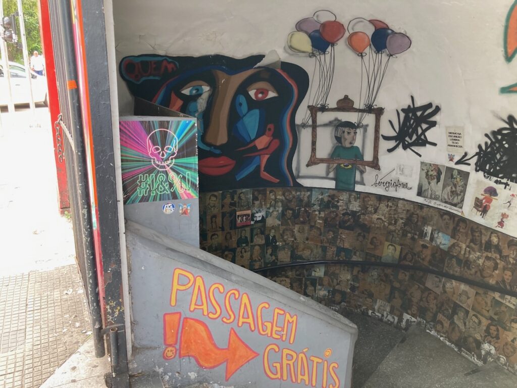 A view of the Consolação area of São Paulo, Brasil