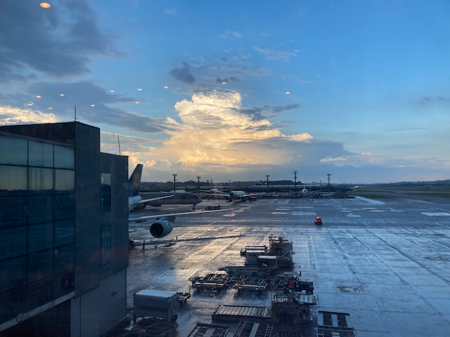 A view of the runway area at São Paulo International Airport (GRU)