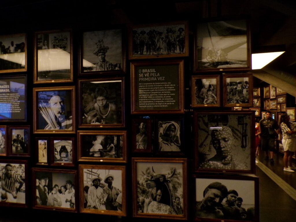 A scene in the Museu do Futebol (Soccer Museum) in São Paulo, Brasil