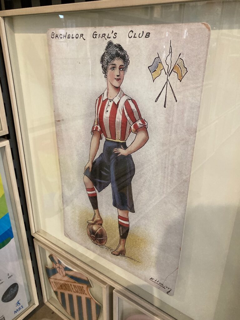 A scene in the Museu do Futebol (Soccer Museum) in São Paulo, Brasil