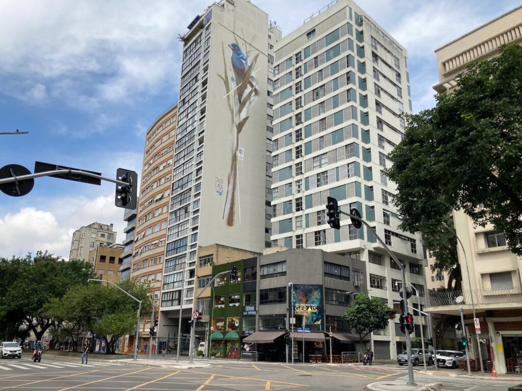 A view of the Consolação area of São Paulo, Brasil