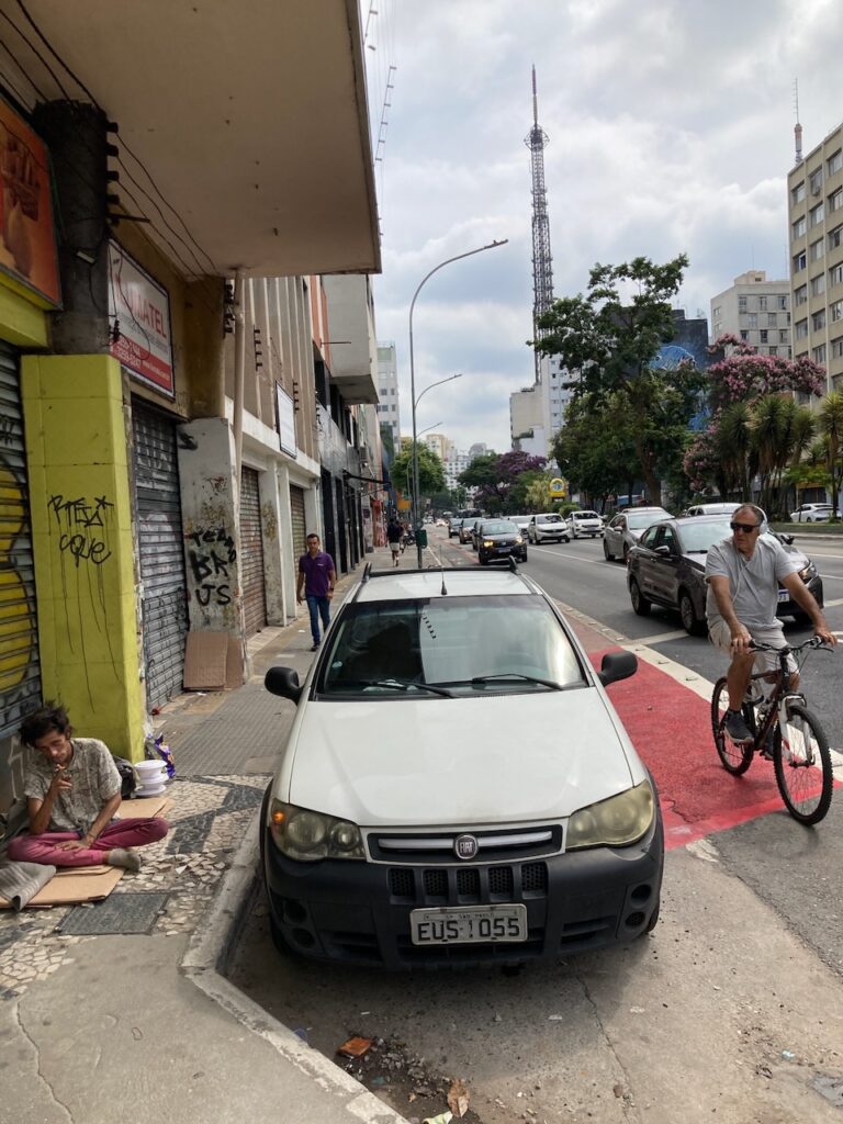 A view of the Consolação area of São Paulo, Brasil