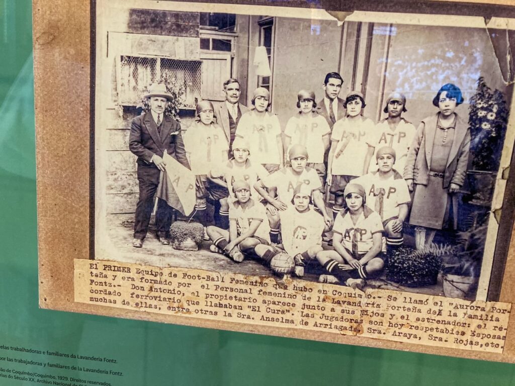A scene in the Museu do Futebol (Soccer Museum) in São Paulo, Brasil