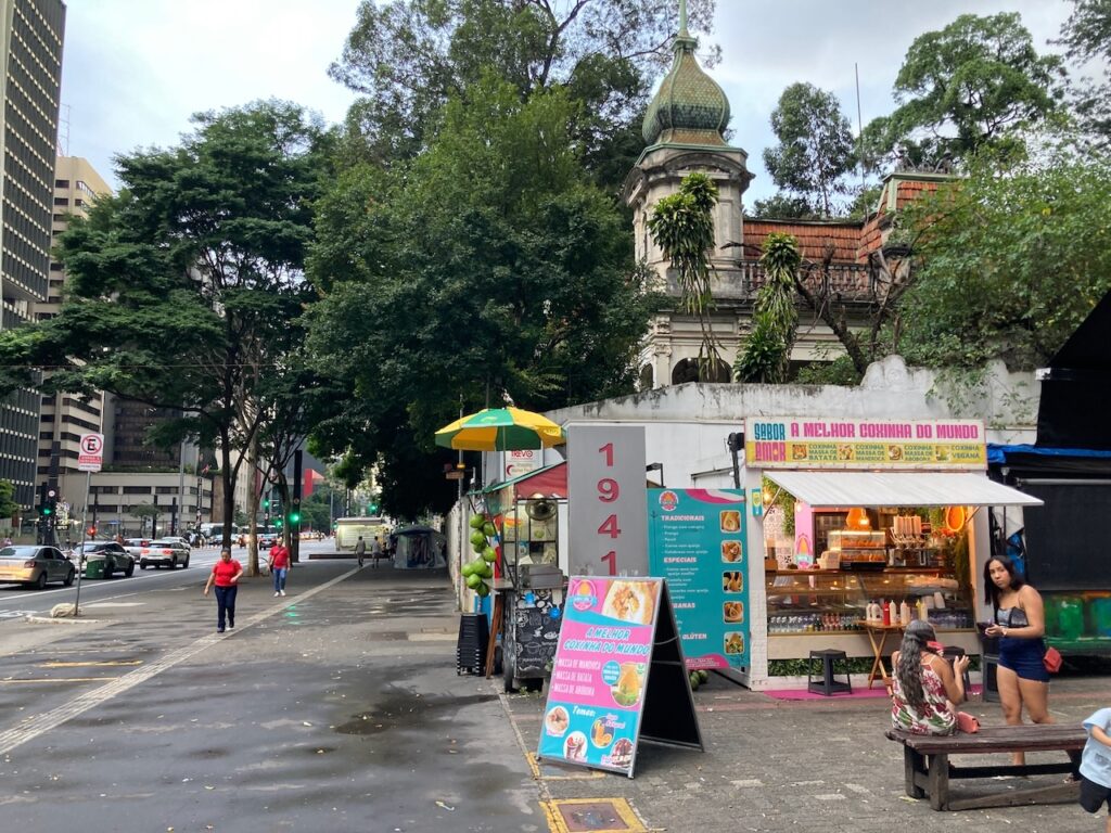 A view on Avenida Paulista in São Paulo, Brasil.