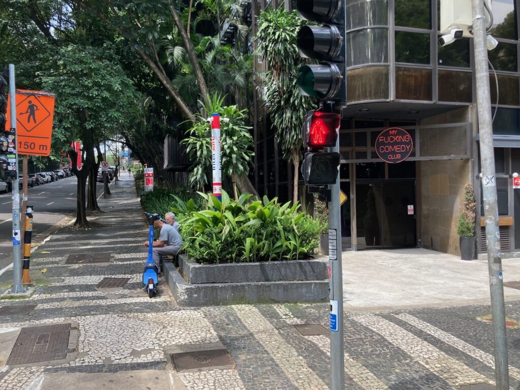 A view near ⁨Praça Alexandre de Gusmão⁩ in São Paulo, Brasil
