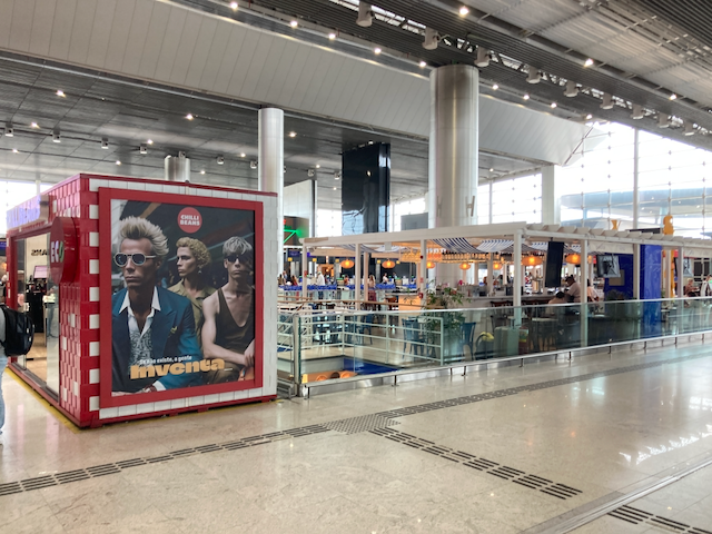 A view of the entrance to the departure area of São Paulo International Airport (GRU)