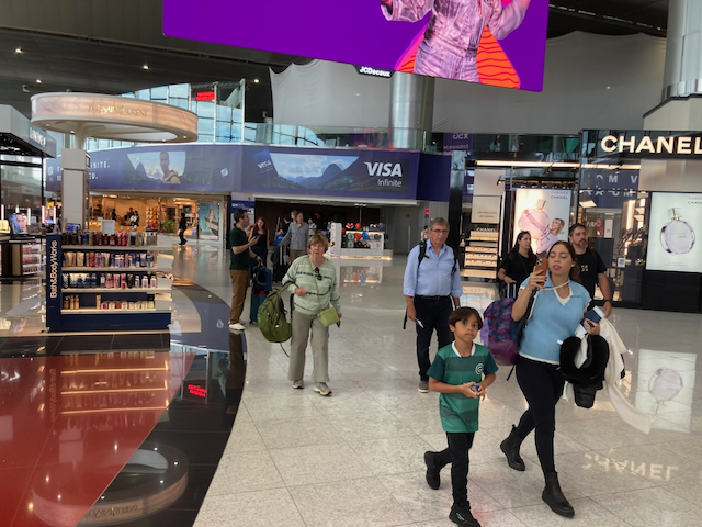 A view inside Terminal 3 of São Paulo International Airport (GRU)