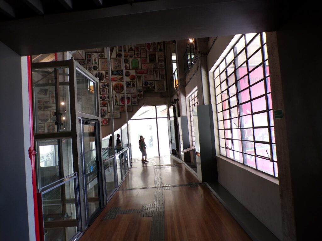 A scene in the Museu do Futebol (Soccer Museum) in São Paulo, Brasil