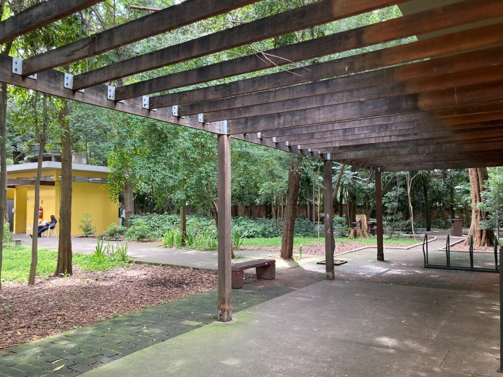 A view of Parque Mário Covas in São Paulo, Brasil