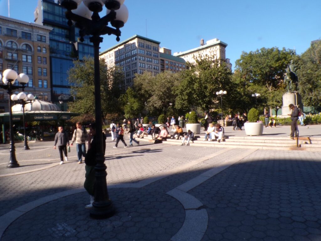 A view of Union Square in Manhattan, NYC