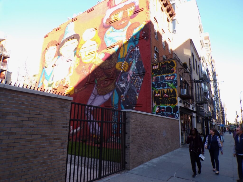 A view of a mural at West 14th Street in Manhattan, NYC