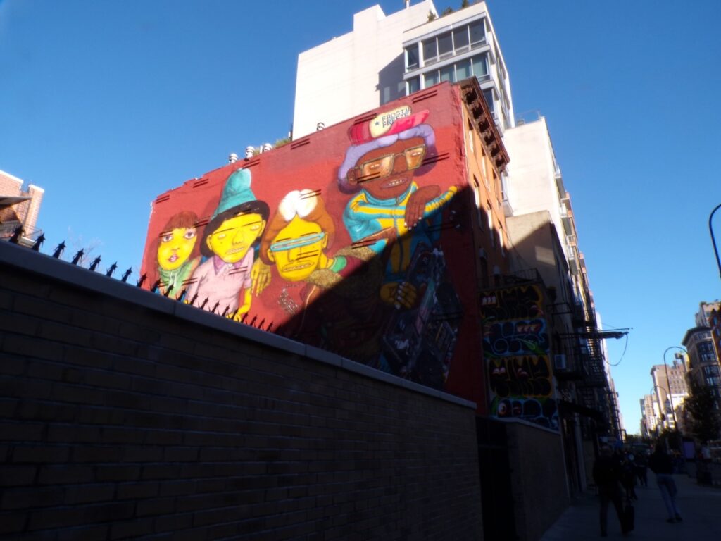 A view of a mural at West 14th Street in Manhattan, NYC