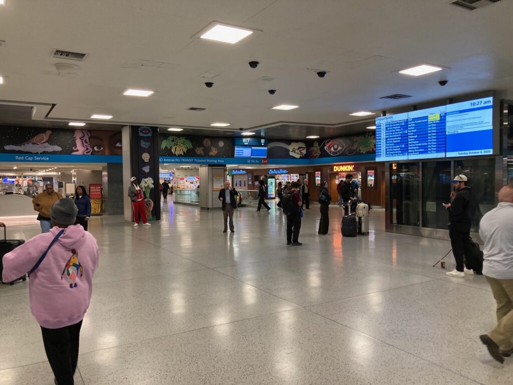 A view inside Penn Station in New York City