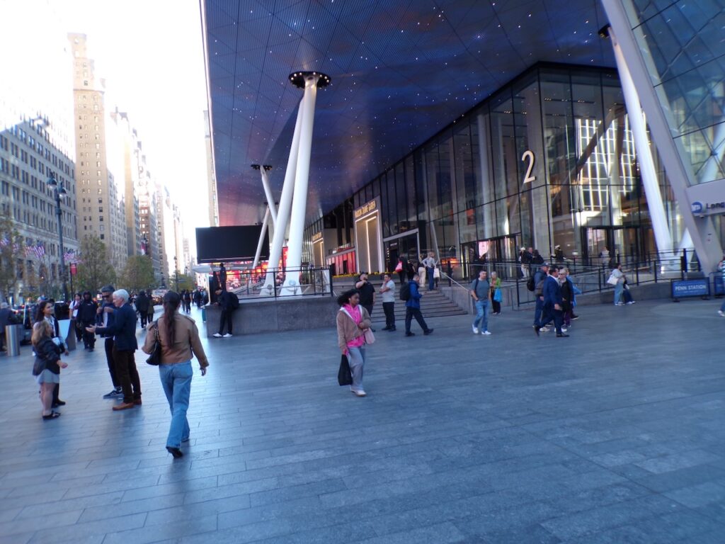 A view near Penn Station in Manhattan, NYC