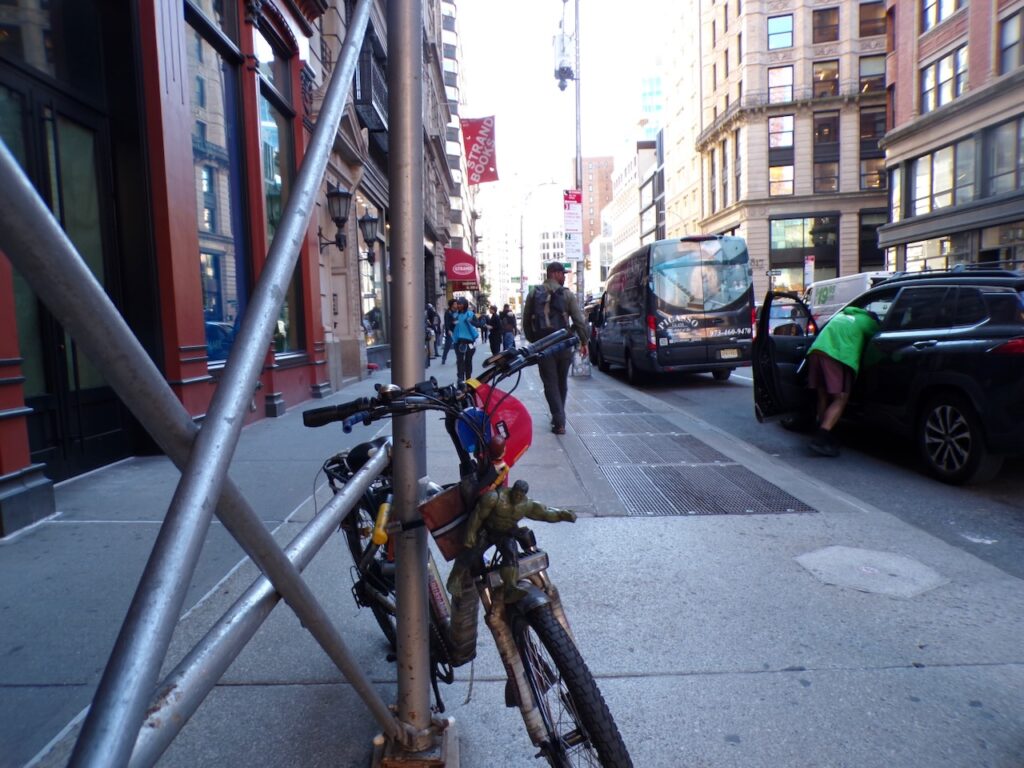 A view on Broadway near East 12th Street in Manhattan, NYC