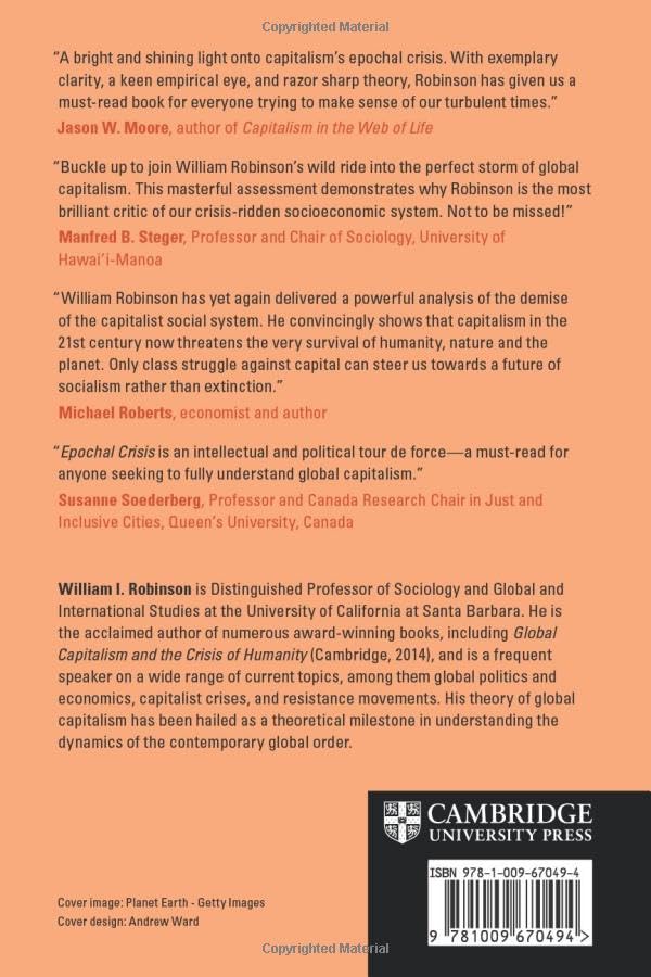 Back of Epochal Criss: The Exhaustion of Global Capitalism
