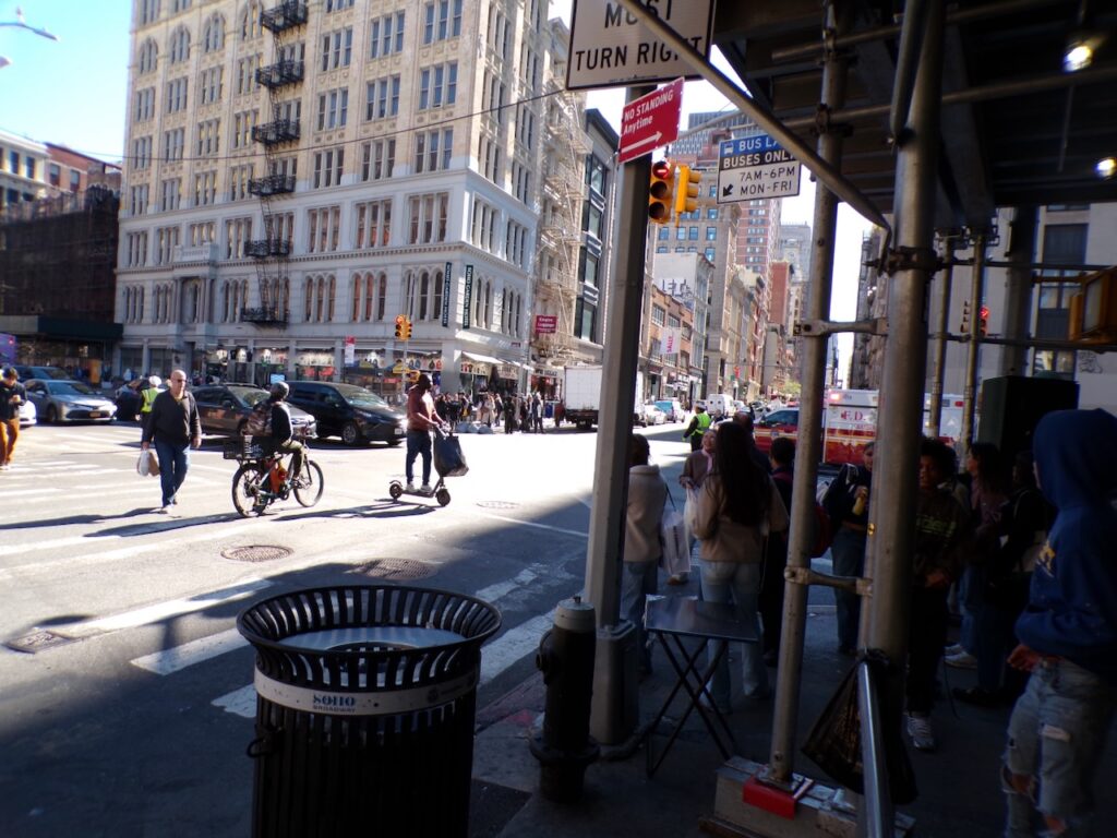 A view of Broadway near Canal Street in Manhattan, NYC