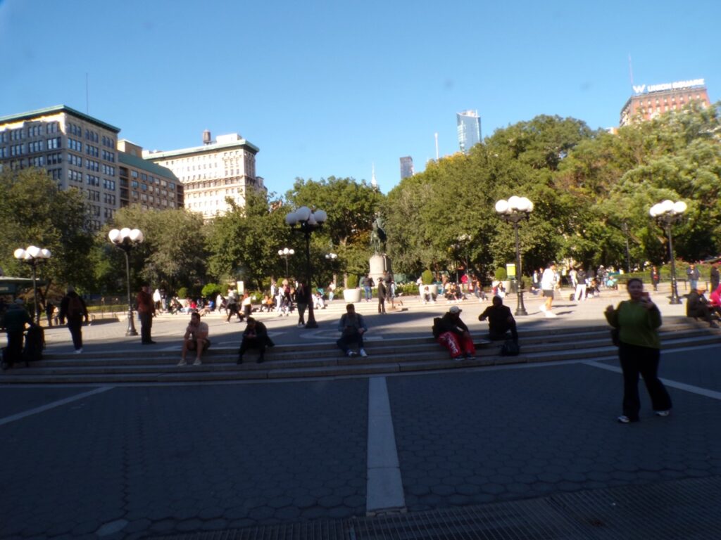 A view of Union Square in Manhattan, NYC