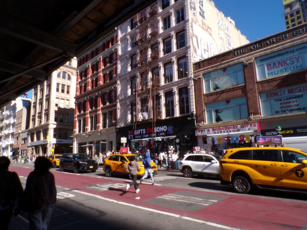 A view of Broadway near Canal Street in Manhattan, NYC